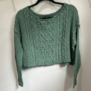 Free People Oversized Cropped Sweater